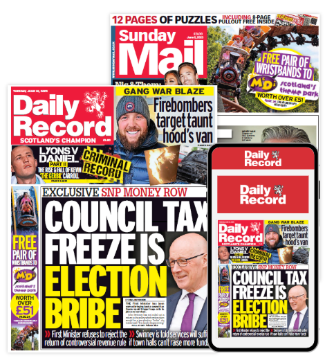 Daily Record and Sunday Mail plus FREE digital edition
